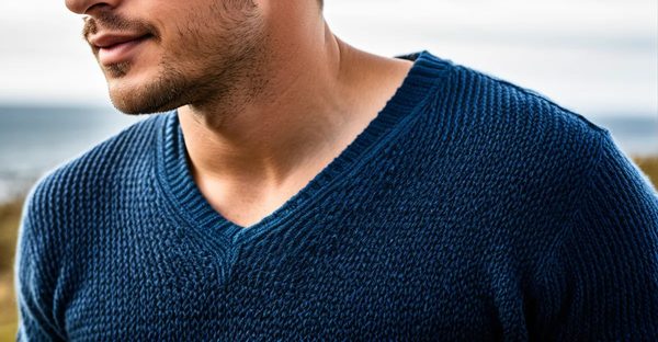 Découvrez 9 modèles de pull homme col v à tricoter gratuitement!